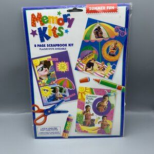 New in Package Memory KIts 8 page Scrapbook Kit SUMMER FUN Theme